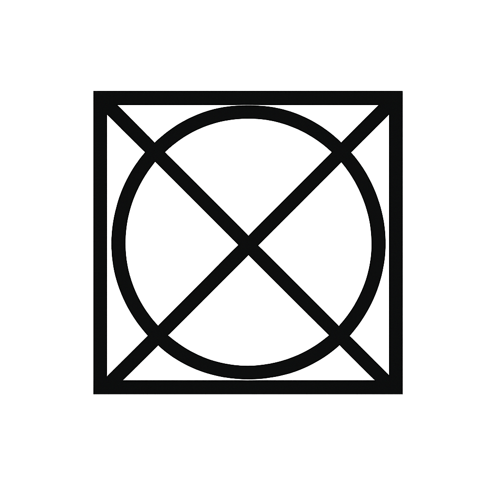 Non asciugare in asciugatrice