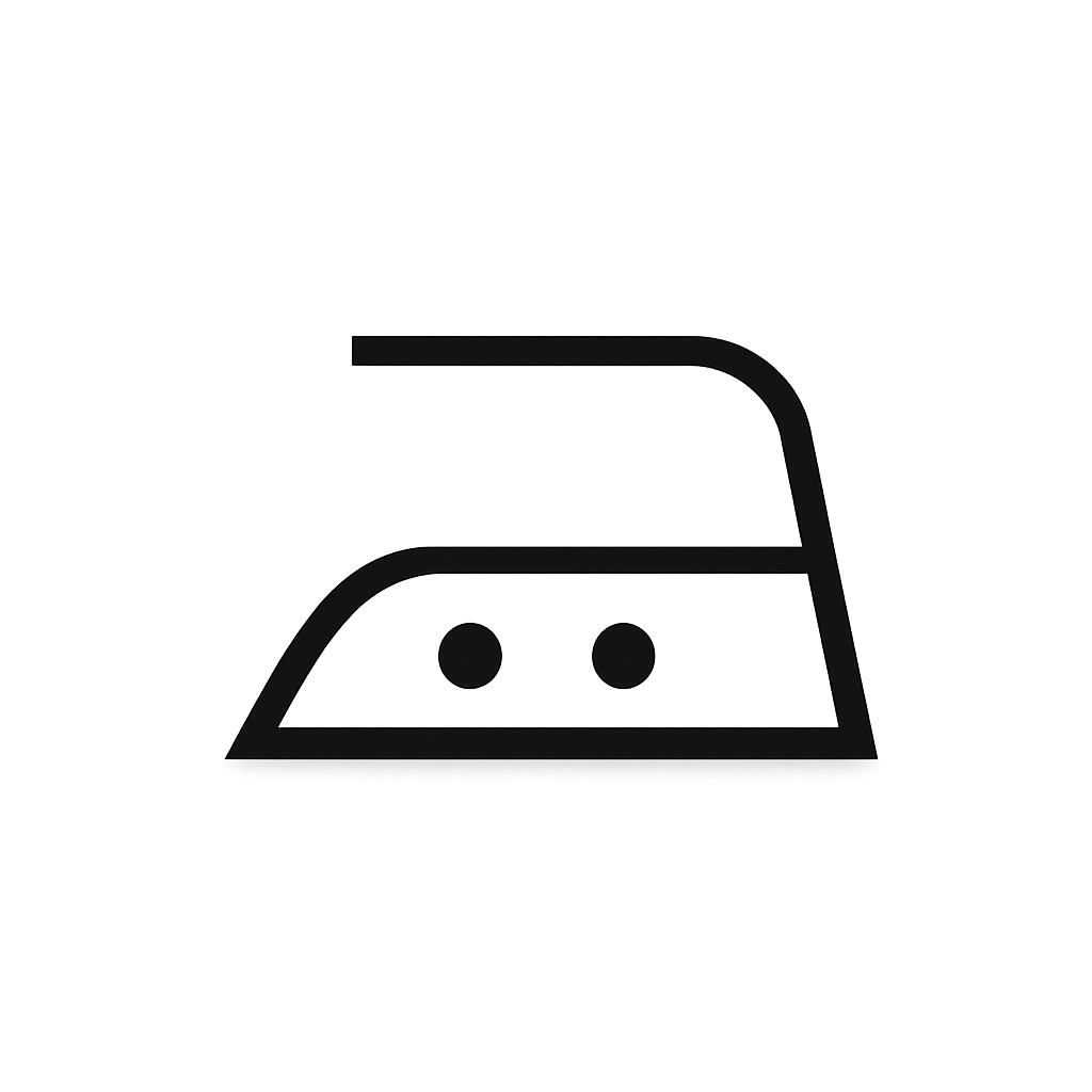 Planchar a temperatura media (150 °C)