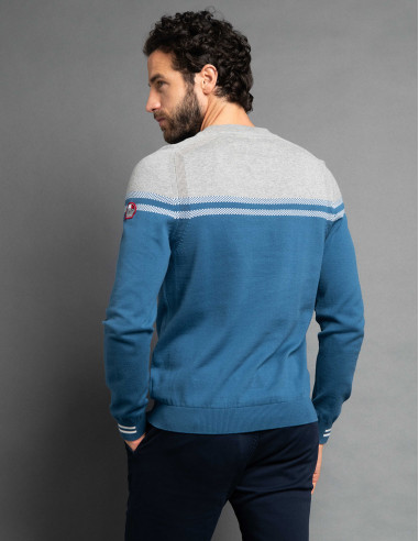 Pull TENDRE Bleu glacier