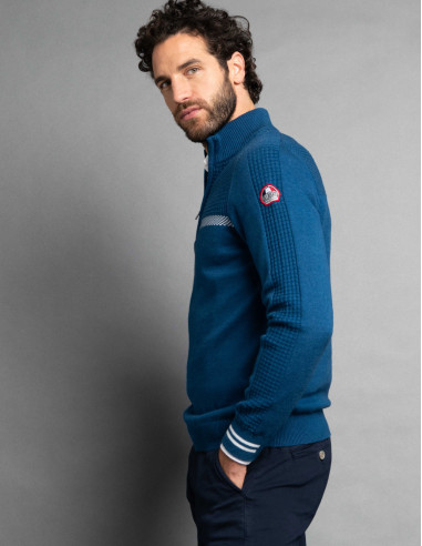 Pull TENACE Bleu acier