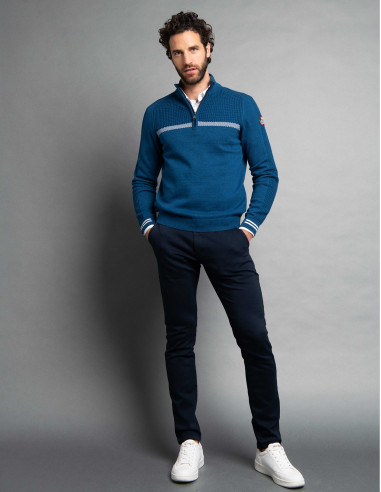 Pull TENACE Bleu acier