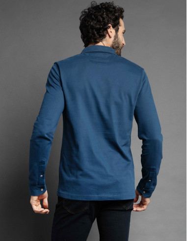 Polo LOUABLE Bleu acier