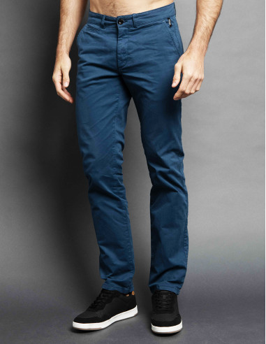 Pantaloni PAOLO Blu acciaio