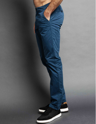 Pantaloni PAOLO Blu acciaio