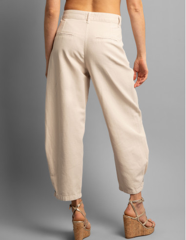 Pantalones PRECONIL, color crema