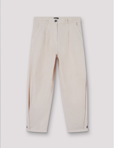 Pantaloni PRECONIL, color crema