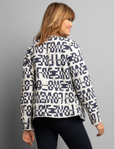 Veste matelassée Blanc