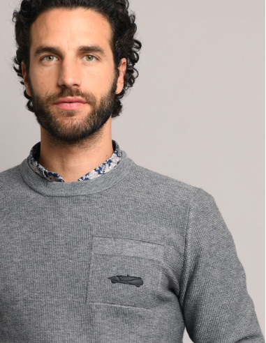 Pull TERGNIER Gris