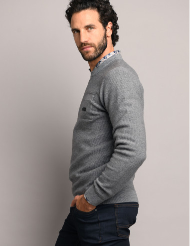 Pull TERGNIER Gris