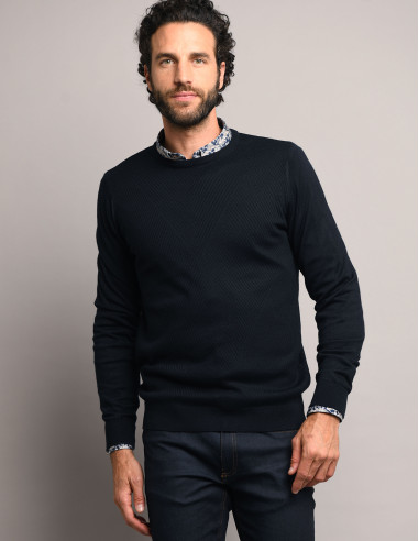 Pull TRELAZE Bleu marine