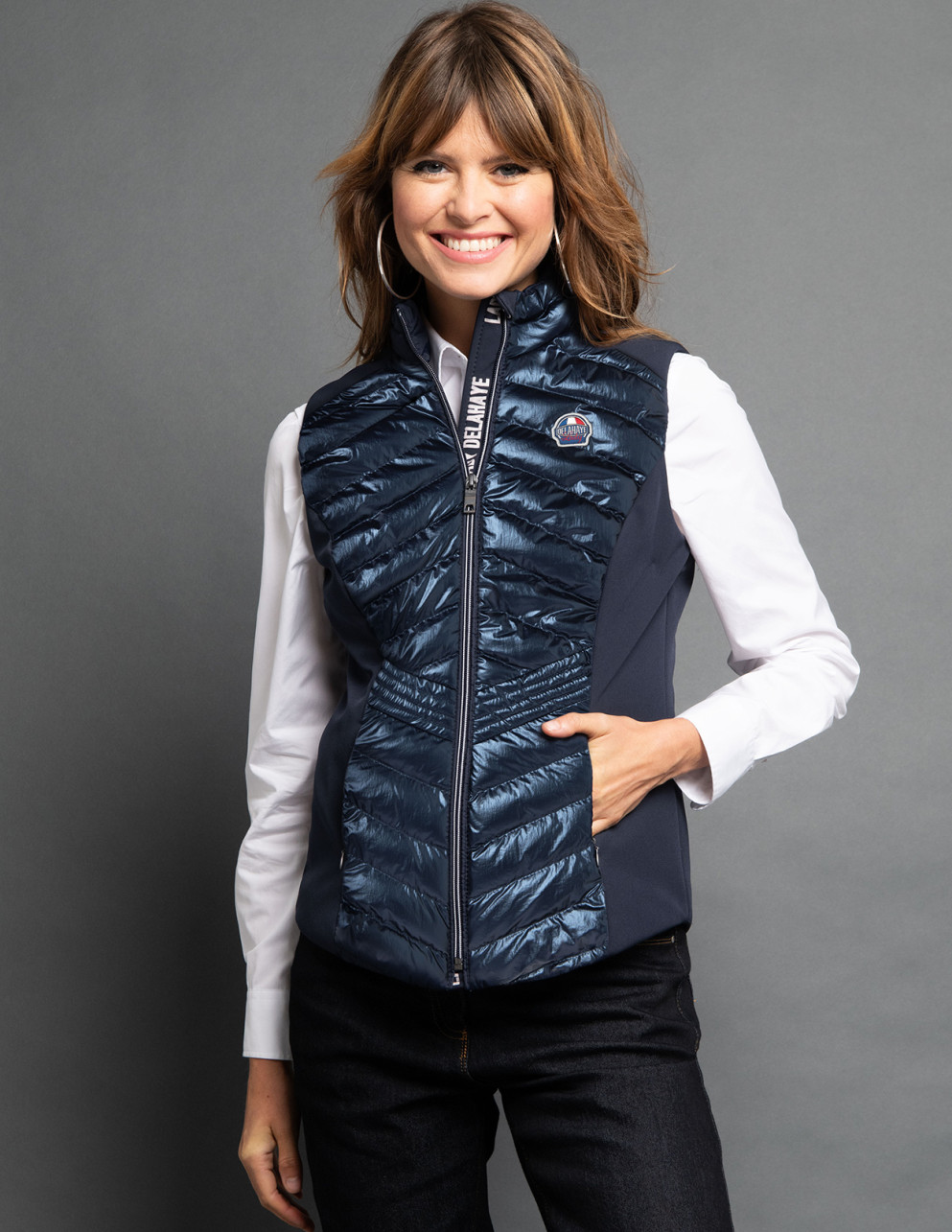 Chaqueta sin mangas GAURA Navy