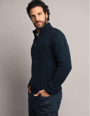 Pull TRAPPES Bleu marine