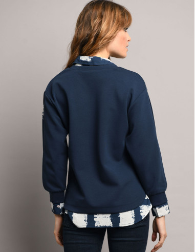 Sweat-shirt avec chemise SALLANCHES...