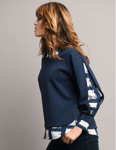 Sweat-shirt avec chemise SALLANCHES...