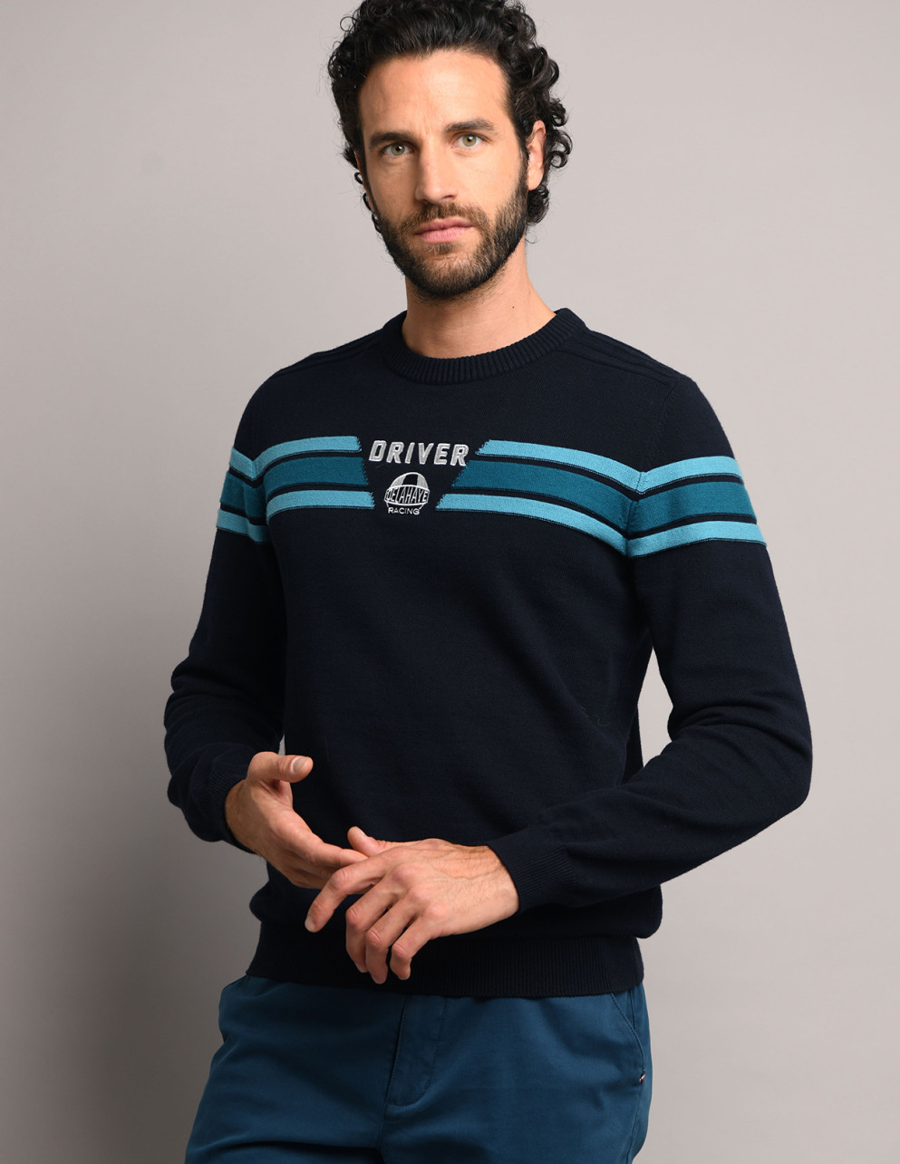 Pull TASSIN Bleu marine