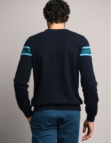 Pull TASSIN Bleu marine