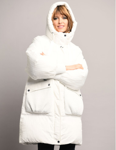 Chaqueta acolchada «Blanco roto»