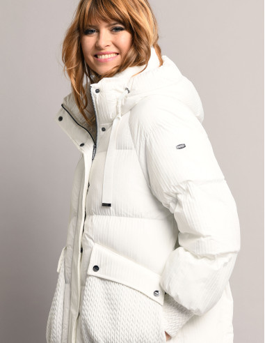 Chaqueta acolchada «Blanco roto»