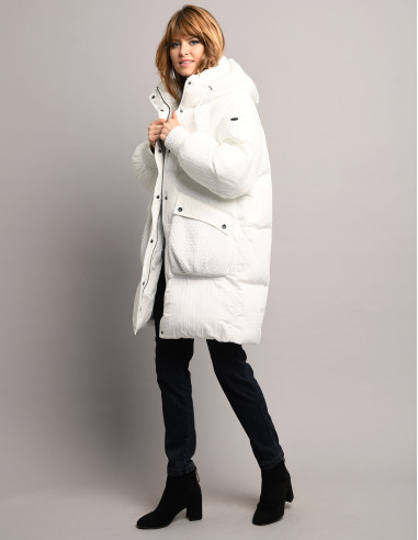 Chaqueta acolchada «Blanco roto»
