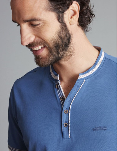 T-shirt Bleu LERBAROSSA