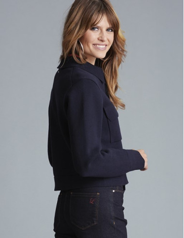 Gilet GRENETTES Bleu marine