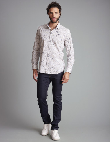 Chemise Bleu orage CARAMONTINU