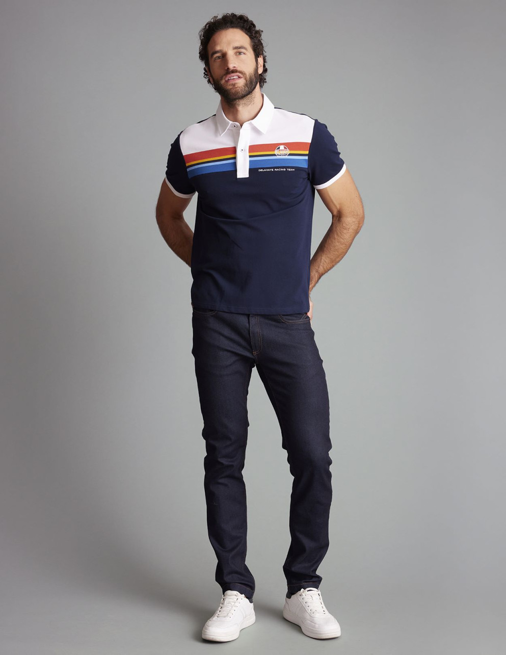Polo Bleu marine LAFONTAINE