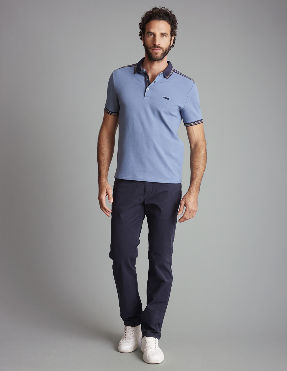 Polo Bleu LILEROUSSE
