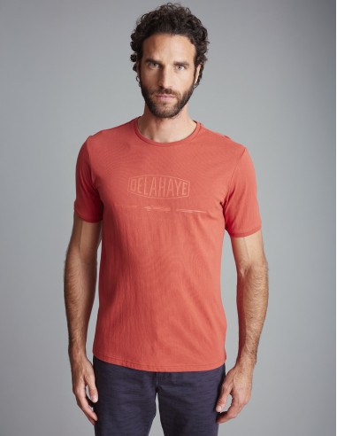 T-shirt Orange LOVUSANTU