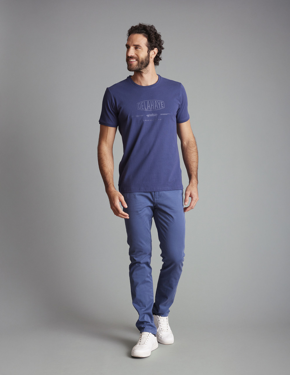 T-shirt Bleu indigo LOVUSANTU
