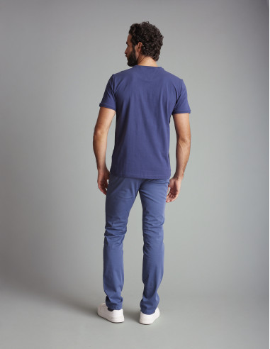 T-shirt Bleu indigo LOVUSANTU
