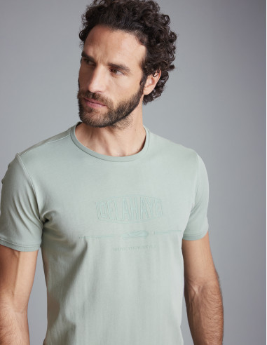 T-shirt Vert sauge LOVUSANTU