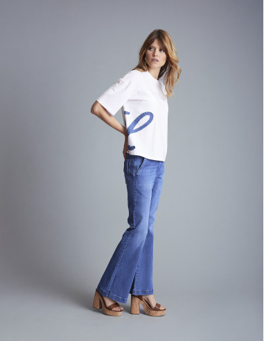 T-shirt LERMITAGE Blanc