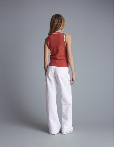 Débardeur en maille TREMBLET Braize