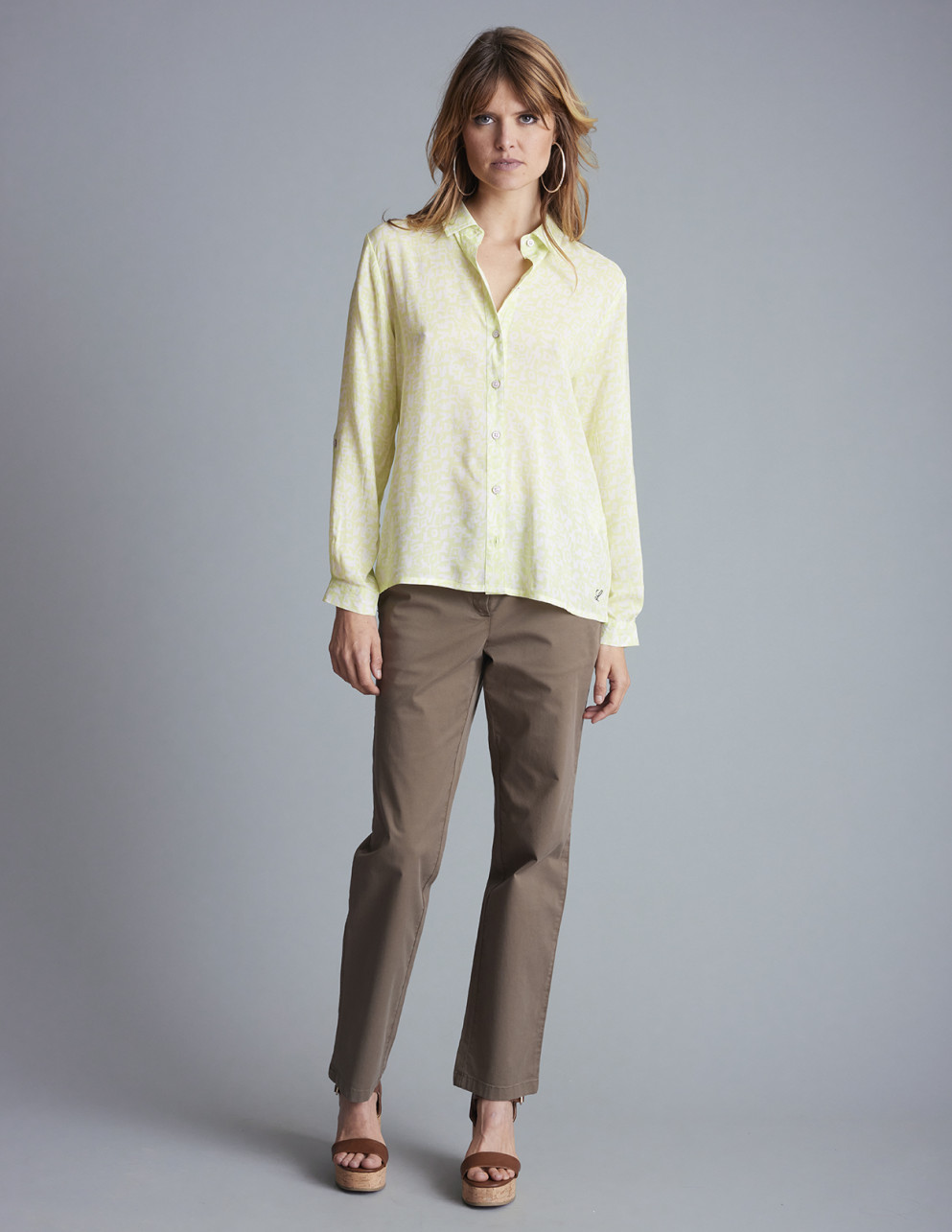 Chemise CRIQUE Vert lime