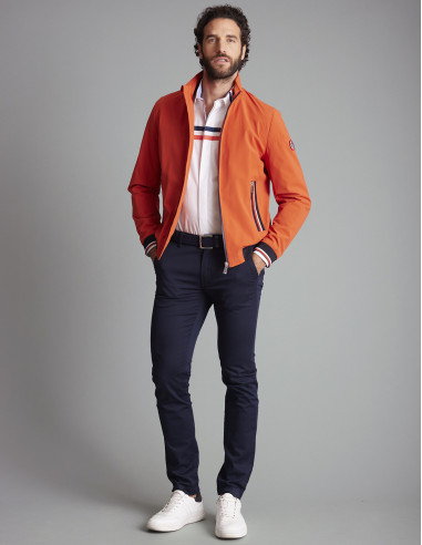 Blouson rouge braise BARAGGIO