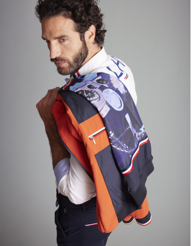 Blouson rouge braise BARAGGIO
