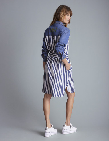 Robe en jean ROWING Bleu