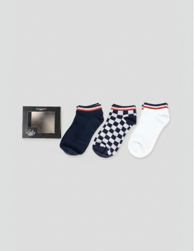 Coffret chaussettes ALLASSINS Bleu...