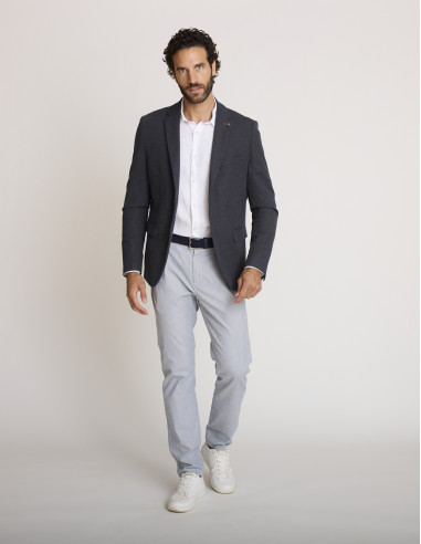 Blazer bleu marine élégant VEGA