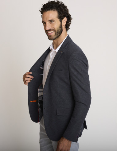 Blazer bleu marine élégant VEGA