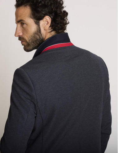 Blazer bleu marine élégant VEGA
