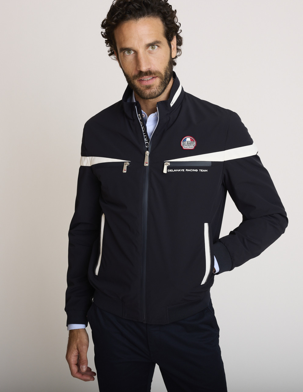 Giacca elasticizzata con...