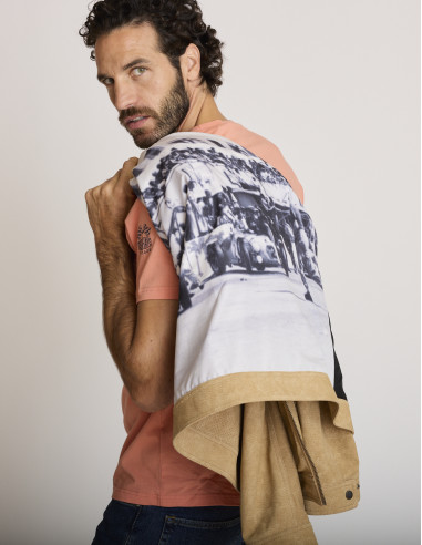 Chaqueta de ante beige BARNARD