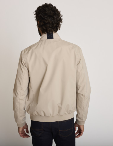 Chaqueta elástica beige BECRUX