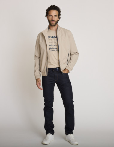 Blouson stretch beige BECRUX