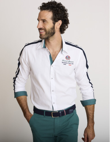 Camicia bianca in cotone CAJAM