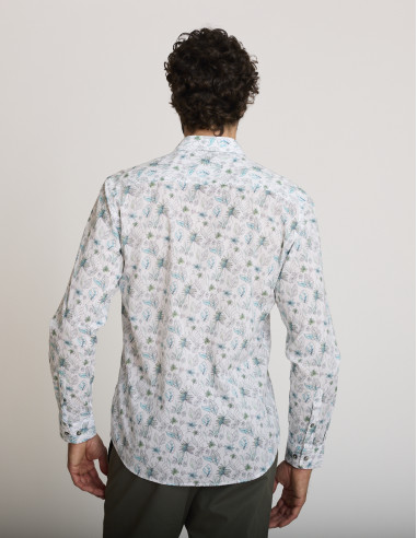 Camicia in cotone con motivi CORLEONIS