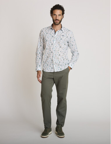 Chemise coton à motifs CORLEONIS