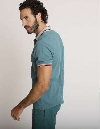 Polo coton vert LASUPER